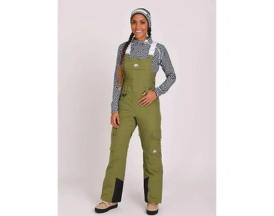 Oosc Women's Yeh Girl Bib Pant Teal