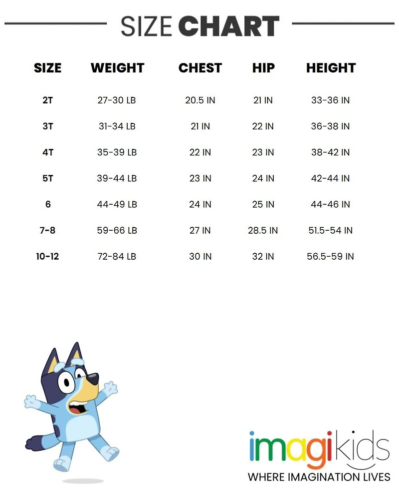 Bluey Toddler Girls Christmas Matching Family Sweater to Adult (2T - 2XL)