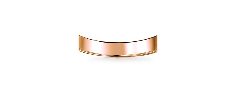Bling Jewelry Ayllu Amulet Talisman Intertwine Symbol Heart Infinity Clover Love Luck Unity Band Ring Rose Gold Plated .925 Sterling Silver 4MM
