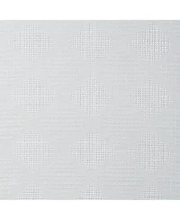 Chanasya Premium 2-Panel Diamond Textured Semi Sheer Curtain Panels - 3-in-1 Back Tab, Rod Pocket