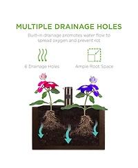 Best Choice Products Portable Steel Umbrella Base Stand for Patio, Up to 150 lbs w/ Fillable Planter, Drainage, Wheels