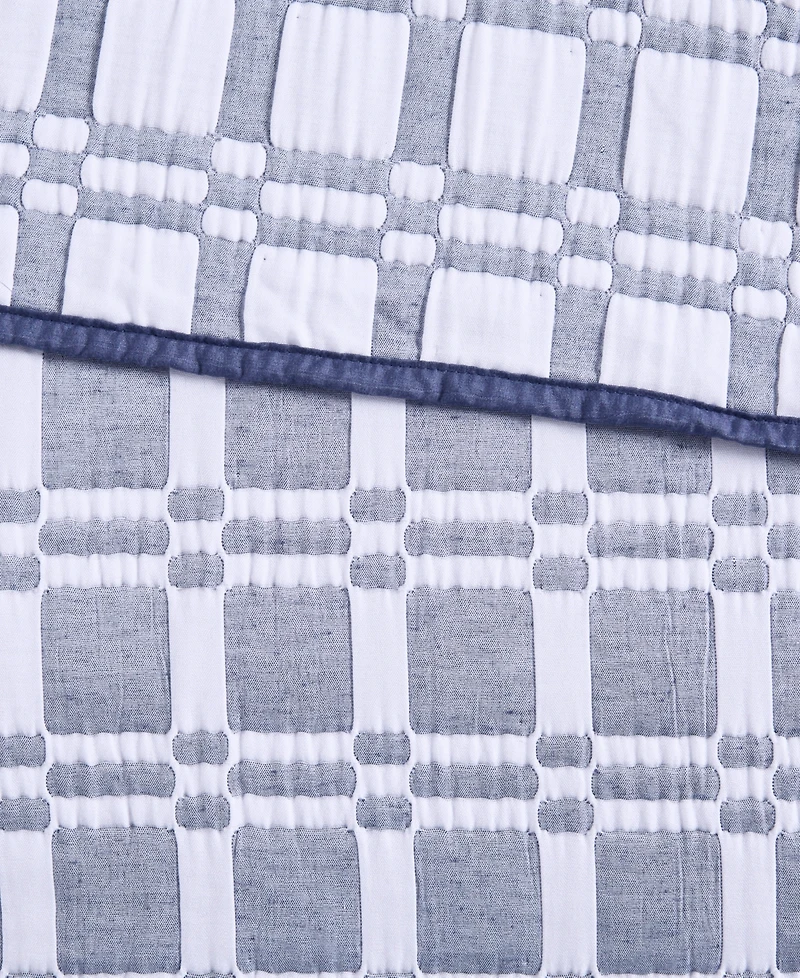 Madison Park Harlow Reversible Matelasse 3-Pc. Coverlet Set, Full/Queen