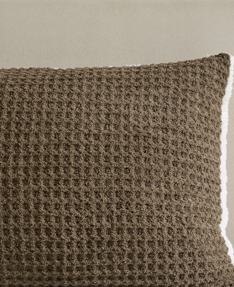 Madison Park Riordan Waffle Knit Chenille 3-Pc. Comforter Set