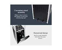 42000 Btu Outdoor Black Pyramid Patio Heater with Cover