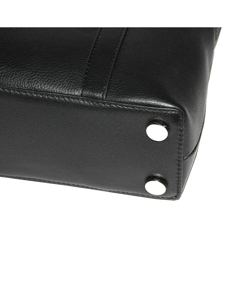 Club Rochelier Leather Crossbody Bag with Top Handles