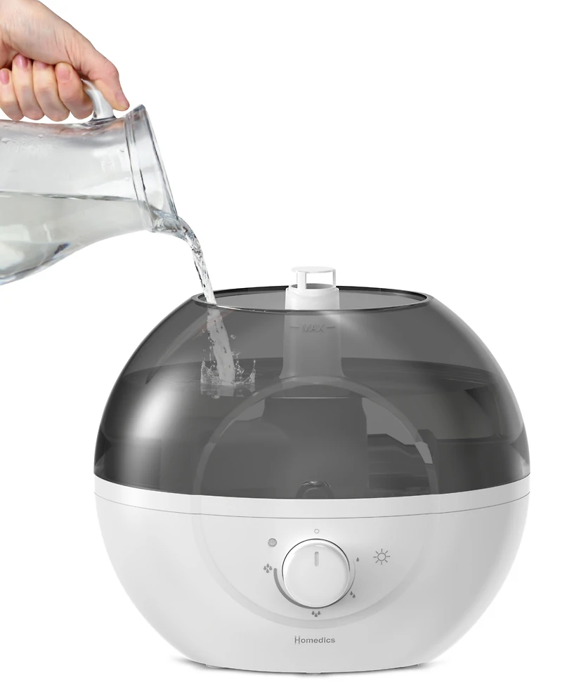 HoMedics 0.63-Gallon Ultrasonic Humidifier, CMTF32