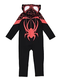 Avengers Toddler Boys Marvel Captain America Iron Man Zip Up Cosplay Coverall