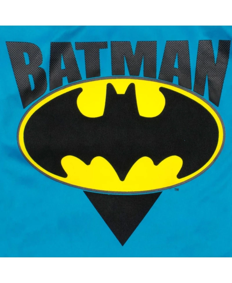 Dc Comics Little Boys Justice League Batman Graphic T-Shirt Sleeveless and Shorts 3 Piece Outfit Set to