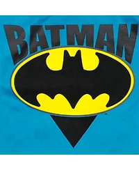 Dc Comics Little Boys Justice League Batman Graphic T-Shirt Sleeveless and Shorts 3 Piece Outfit Set to