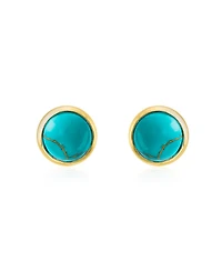 Bling Jewelry Geometric Honeycomb Hexagon Cz Stud Earrings , 14K Gold Sterling Silver