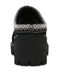 Anne Klein Women's Daylin Cozy Lug Sole Clog Mules