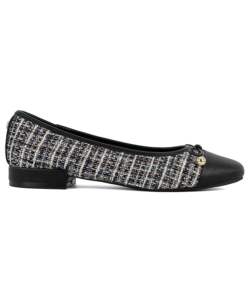 Jones New York Women's Marios Snip Cap Toe Ballet Flats