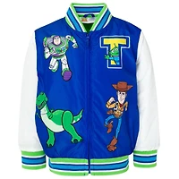 Toy Story Little Boys Cars Zip Up Varsity Bomber Jacket