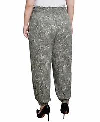 Ny Collection Plus Smock-Waist Pants