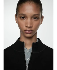 Mango Women's Pocket Knit Jacket