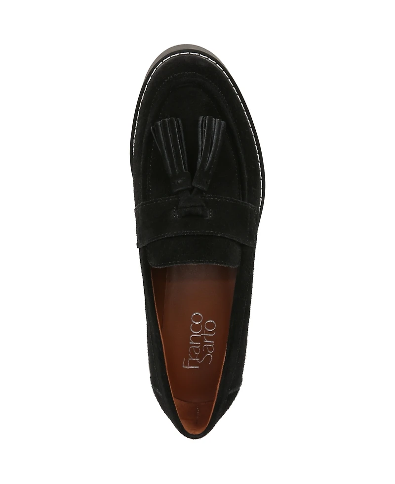 Franco Sarto Women's Carolynn Lug Sole Tassel Loafers