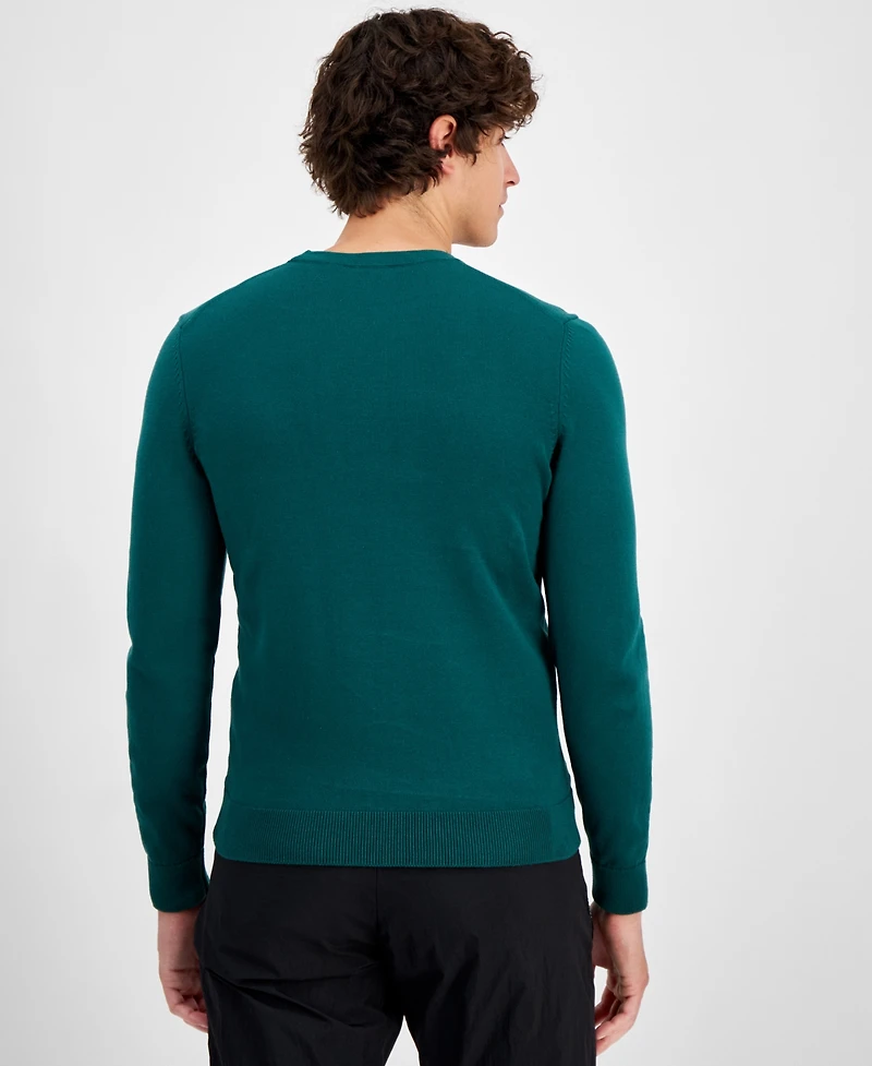 Hugo by Boss Men's San Cassius Logo Sweater, Created for Macy's