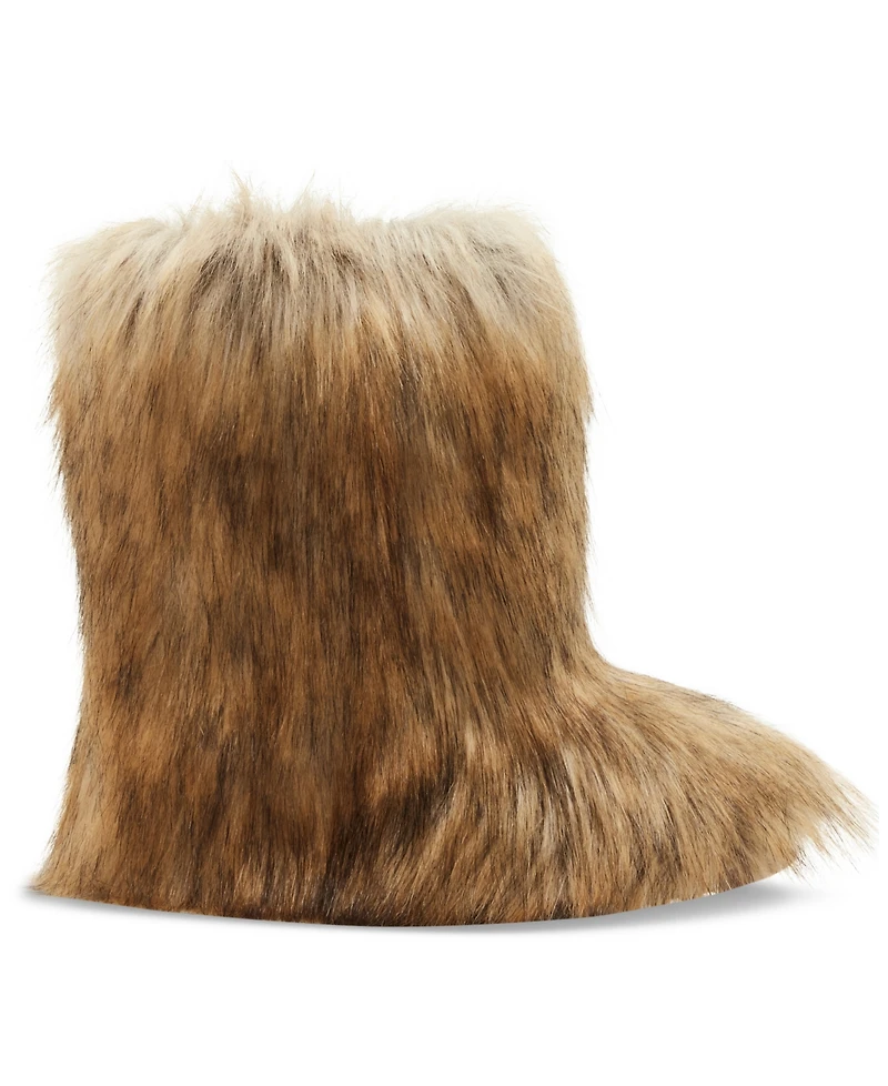 Steve Madden Women's Beastie Faux-Fur Booties