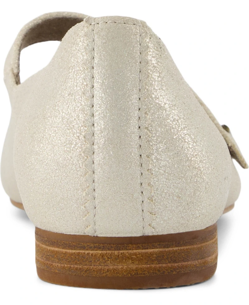 Toms Women's Bianca Metallic Mary Jane Flats