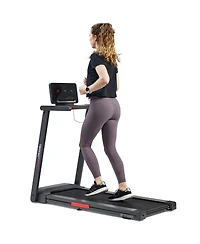 Sunny Health & Fitness Slim Interactive Smart Foldable Treadmill