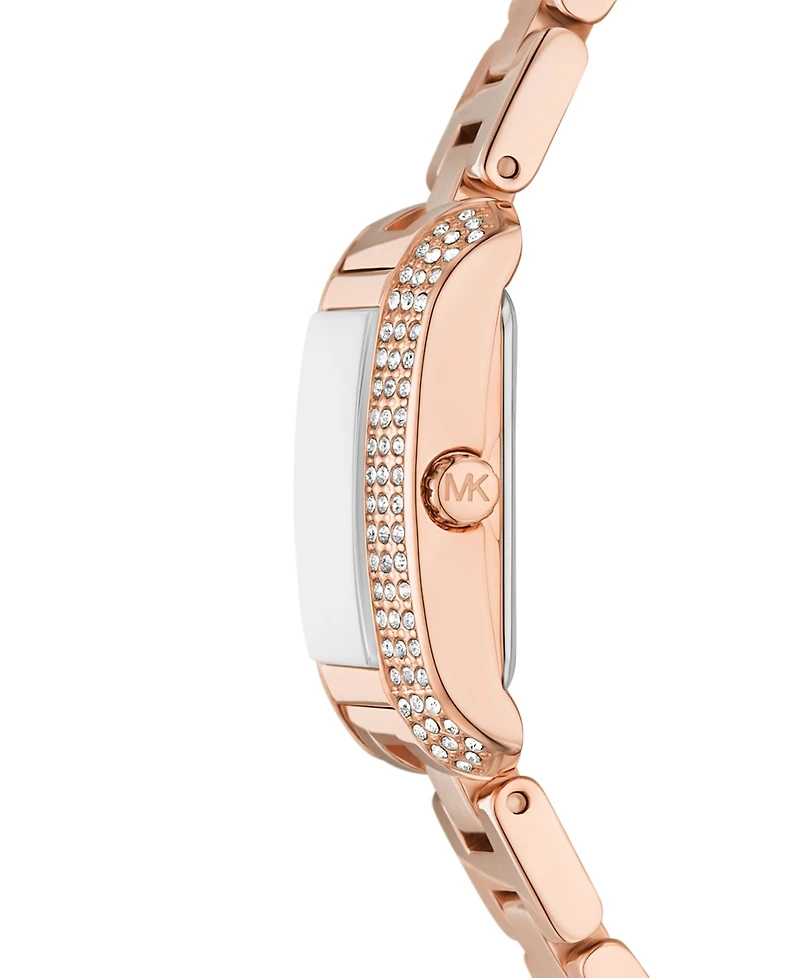 Michael Kors Women's Emery Three-Hand Rose Gold-Tone Stainless Steel Watch 22mm