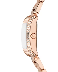 Michael Kors Women's Emery Three-Hand Rose Gold-Tone Stainless Steel Watch 22mm