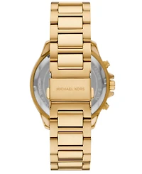Michael Kors Men's Sage Chronograph Gold-Tone Stainless Steel Watch 42mm