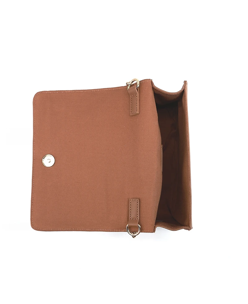 Like Dreams Haven Flap Woven Crossbody Bag