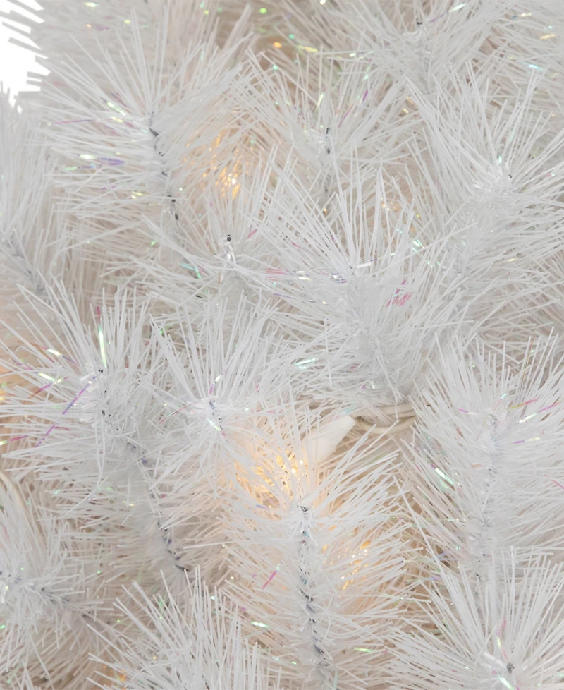 Northlight Pre-Lit Alaskan Pine Artificial Christmas Wreath 36 - Inch Warm White Led Lights