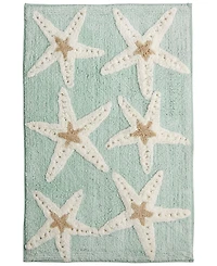 Avanti Sequin Shells Beachy Cotton Bath Rug, 20" x 30"