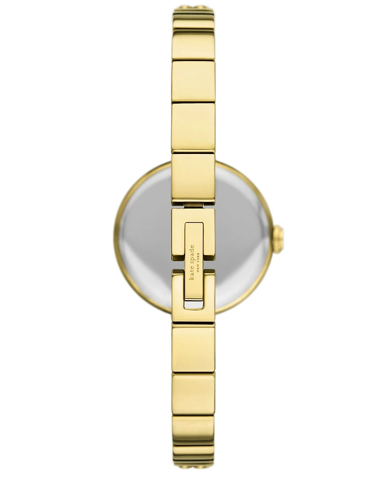 Kate Spade New York Women's Monroe Gold-tone Stainless Steel Bracelet Watch 24mm