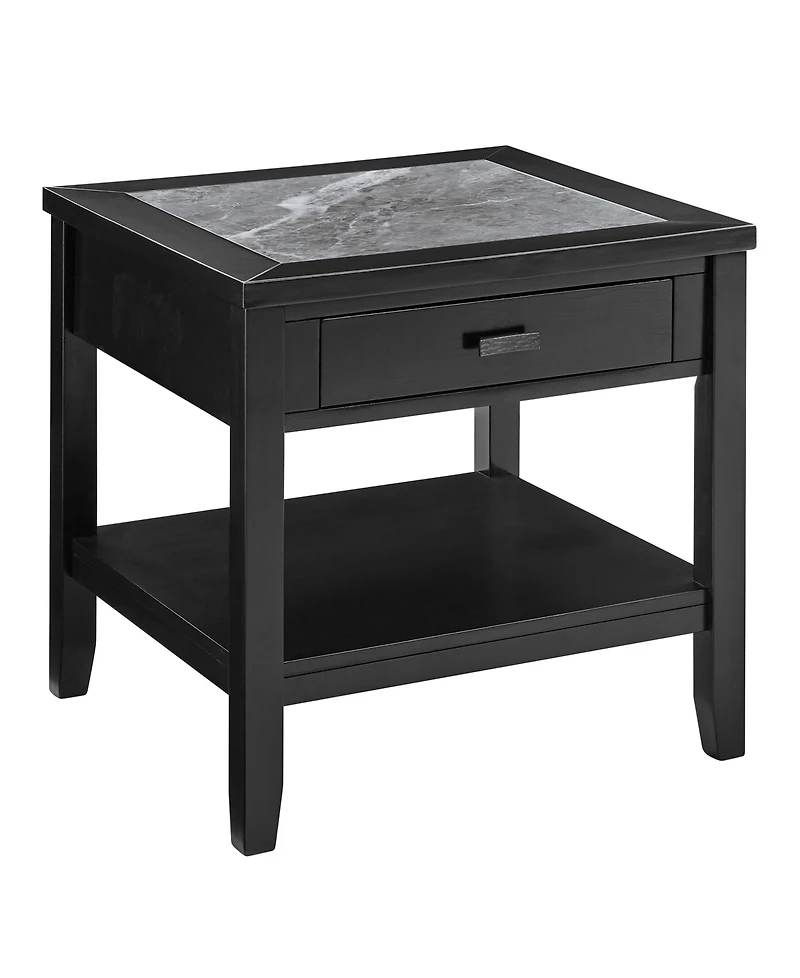 Garvine 25" Wood End Table