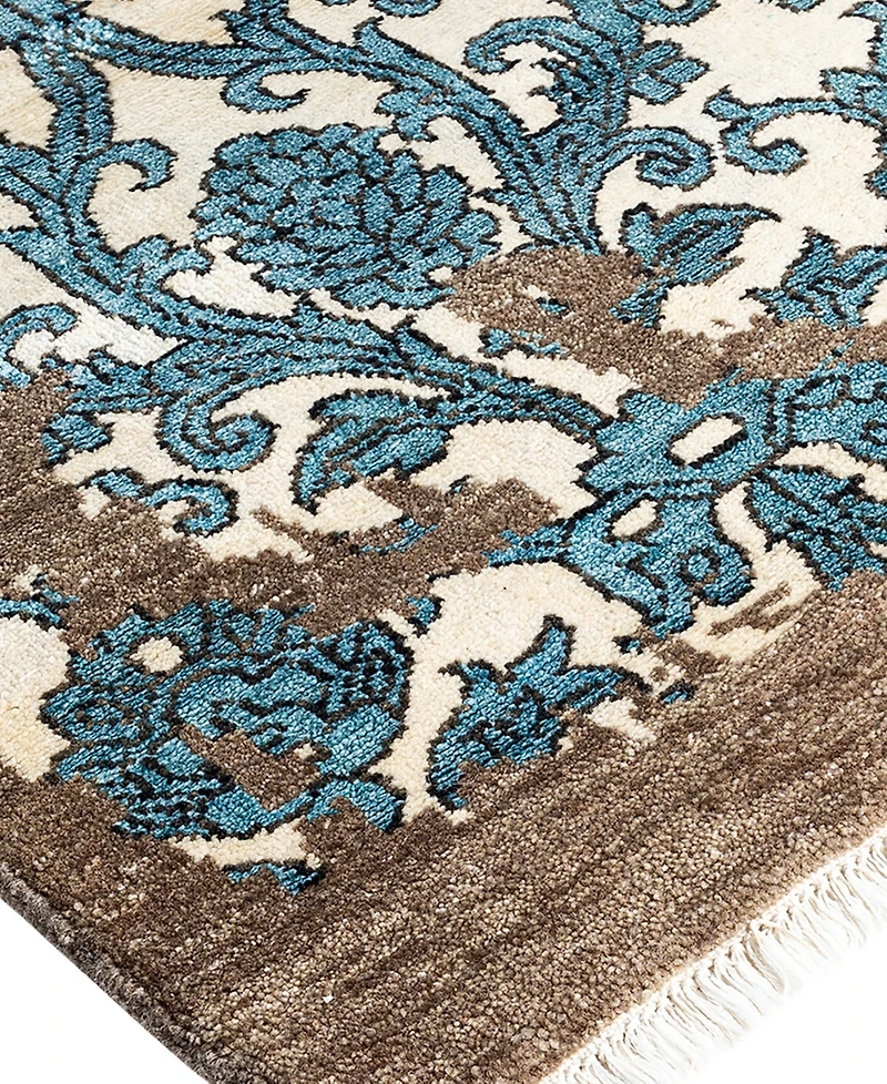 Adorn Hand Woven Rugs Indian Ooak M8066 9'2''x12'1'' Area Rug