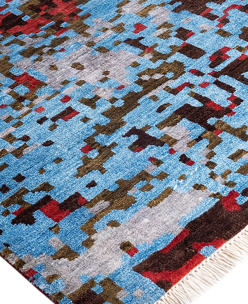 Adorn Hand Woven Rugs Indian Ooak M6981 8'1''x10' Area Rug