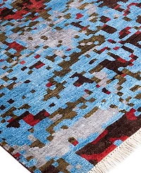 Adorn Hand Woven Rugs Indian Ooak M6981 8'1''x10' Area Rug