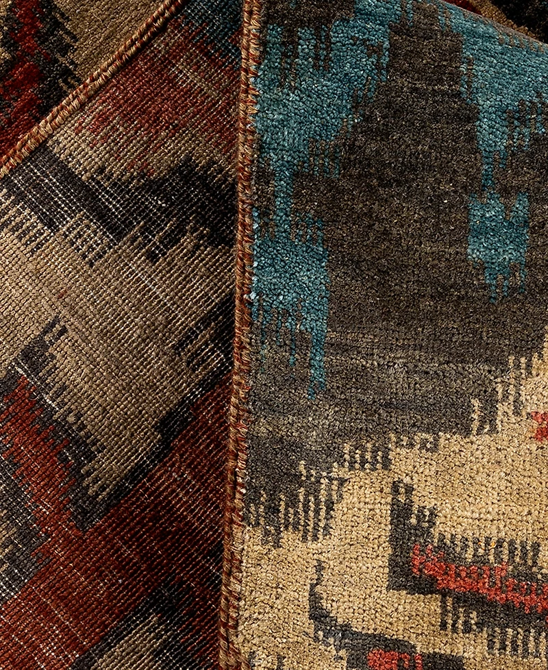 Adorn Hand Woven Rugs Indian Ooak M5917 9'1''x11'9'' Area Rug
