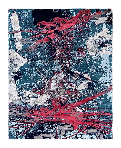 Adorn Hand Woven Rugs Indian Ooak M8373 8'2''x10'1'' Area Rug