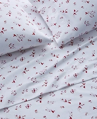 Charter Club Designs 550 Thread Count Holiday Cotton 4-Pc. Sheet Set, Queen, Exclusively at Macy's