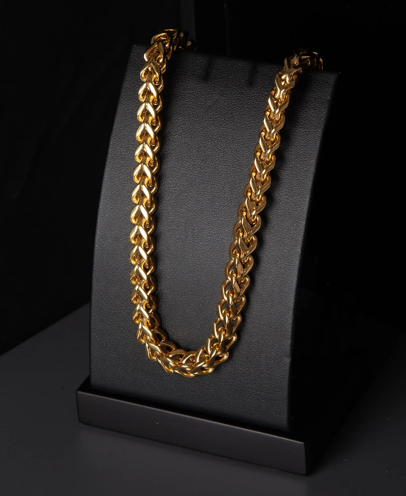 Rhona Sutton Gold Stainless Steel Box Chain Necklace