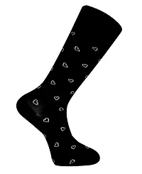 Love Sock Company Men's Luxury Cotton Mid-Calf Patterned Dress Socks with Seamless Toe. London Bundle Sock, Pack Of 5