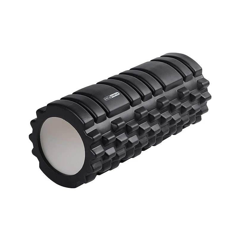 HolaHatha High Density Hollow Eva Foam Roller for Muscle Massage Recovery