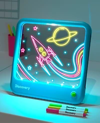 Discovery Kids Neon Glow Tablet Light-Up Art Board