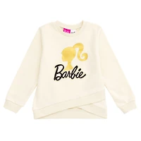 Barbie Toddler Girls Fleece Sweatshirt and Jogger Pants Outfit Set