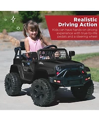 Best Choice Products 12V Kids Ride On Truck Car w/ Parent Remote Control, Spring Suspension, Led Lights
