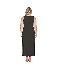 Standards & Practices Women's Sleeveless Rib-Knit Maxi Dress