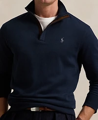 Polo Ralph Lauren Men's Luxury Jersey Quarter-Zip Pullover