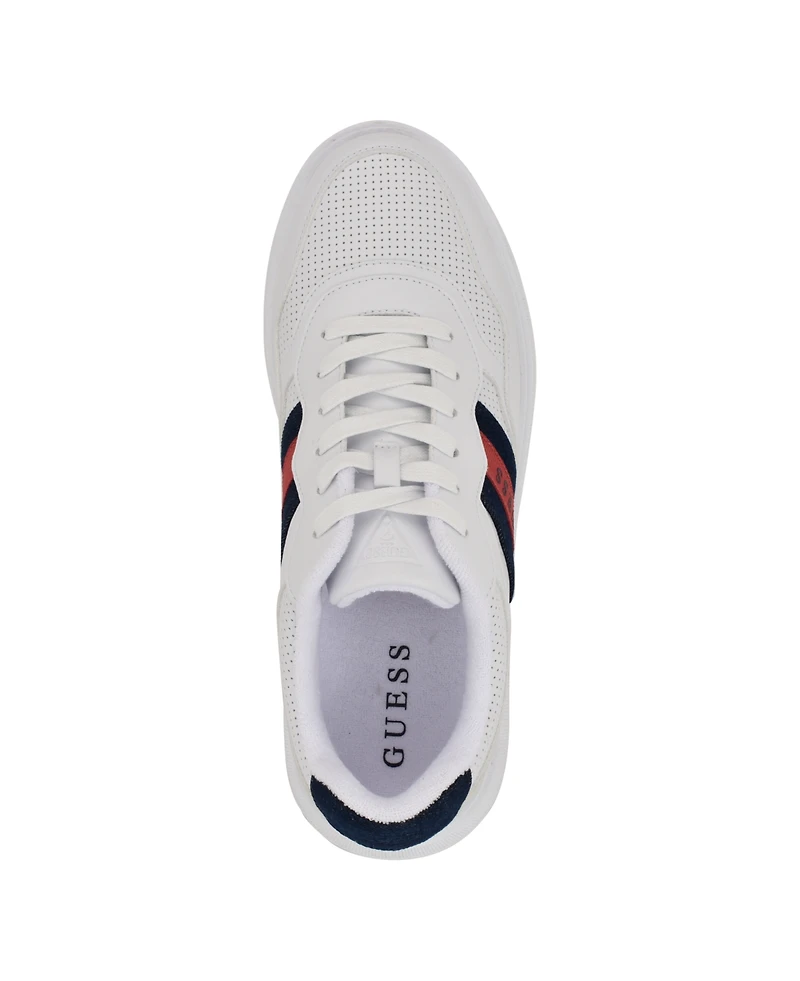 Guess Men's Walen Elevated Lace Up Fashion Sneakers