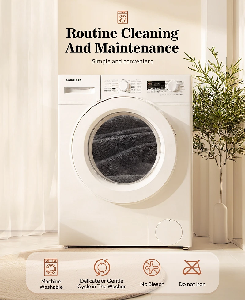 Sealy Heated Flannel Blanket