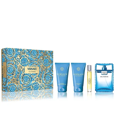 Versace Men's 4-Pc. Man Eau Fraiche Eau de Toilette Gift Set