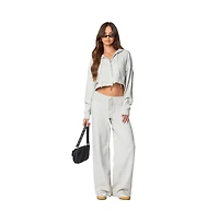 Edikted Women's Russell Knit Hooded Cardigan